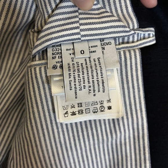 Moncler Gamme Bleu Down Wool Classe 1 Full Zip Jacket - Men's Size 0 / XS - Picture 8 of 16